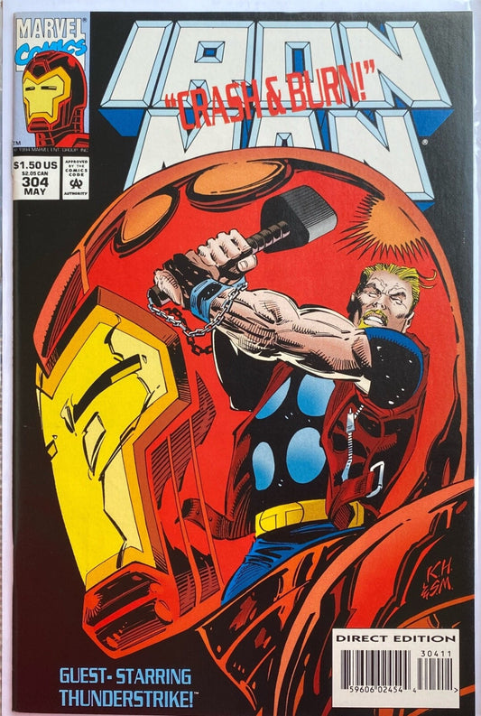 Marvel Comics Iron Man #304 Modern Age 1994 First Hulkbuster Armor