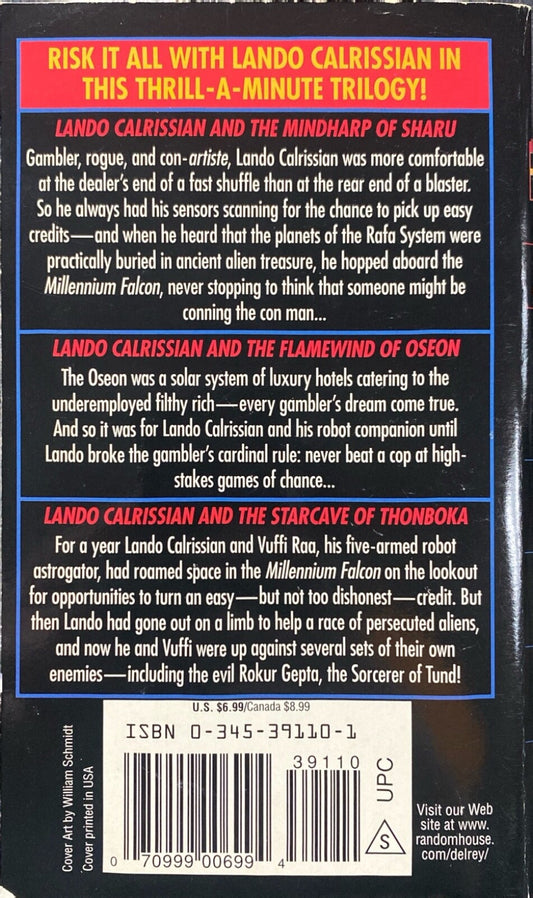Classic Star Wars: The Lando Calrissian Adventures by L. Neil Smith Paperback