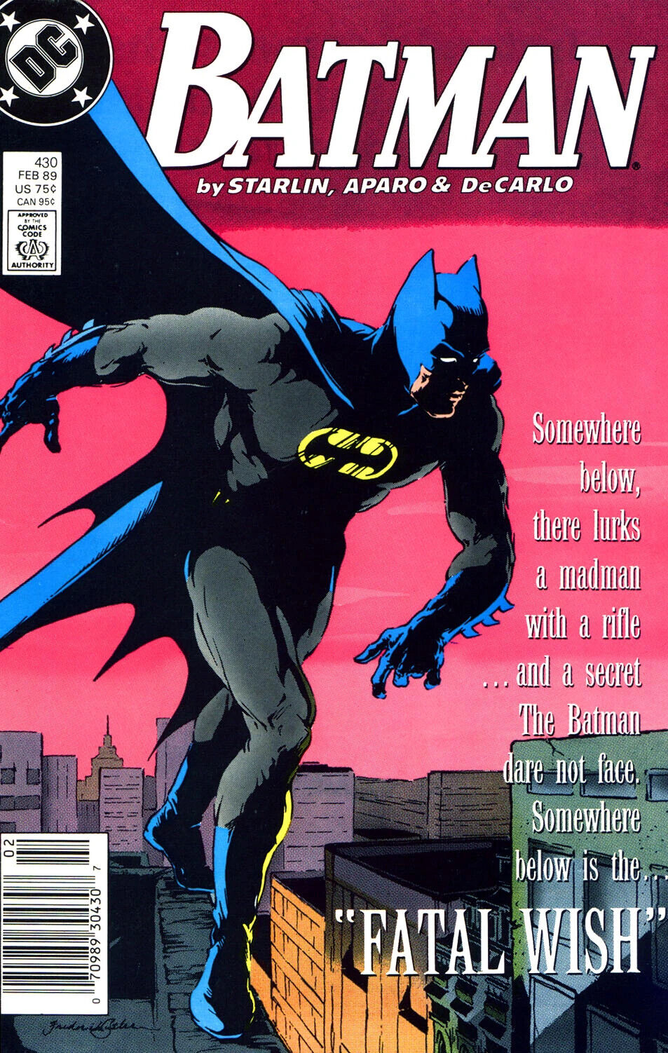 DC Comics Batman #430 Copper Age 1989