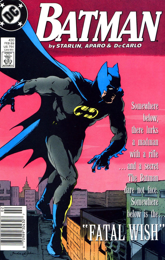 DC Comics Batman #430 Copper Age 1989