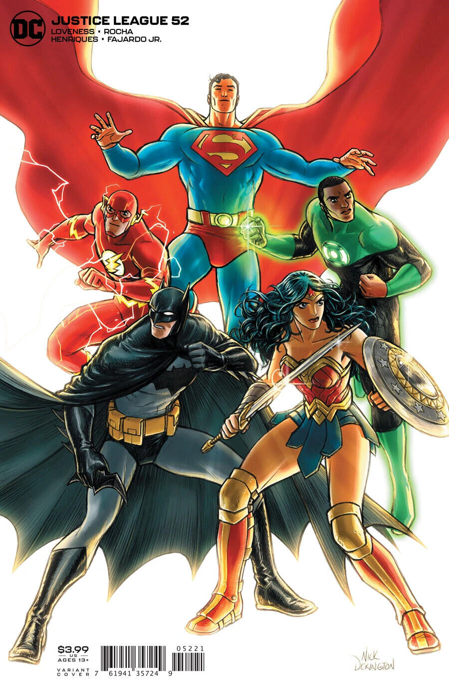 DC Comics Justice League #52 Modern Age 2020 Variant
