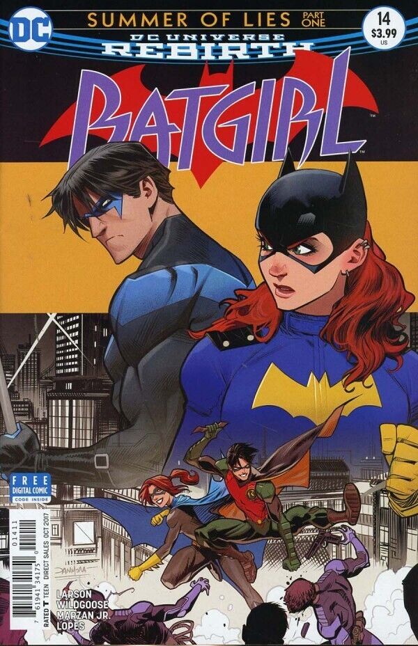 DC Comics Batgirl #14 Modern Age 2017 Middleton Variant