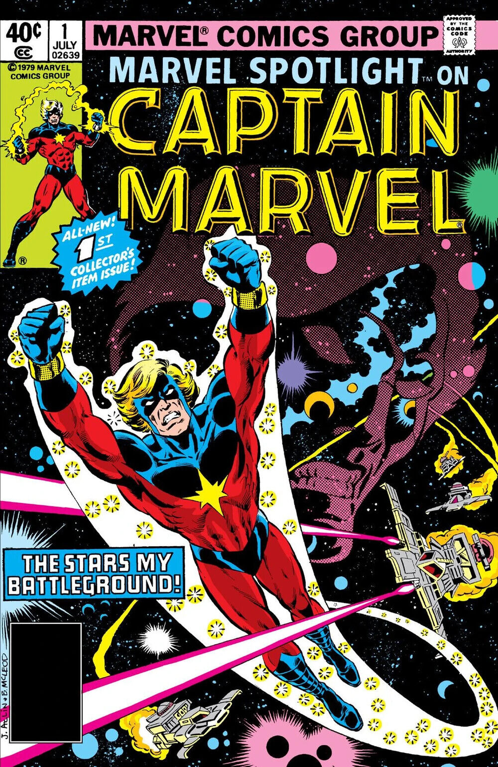 Marvel Comics Marvel Spotlight #1 Bronze Age 1979 Captain Marvel