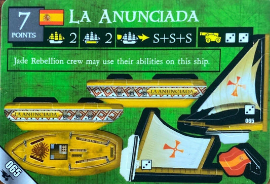 WizKids Pirates CSG of South China Seas 065 La Anunciada Unpunched