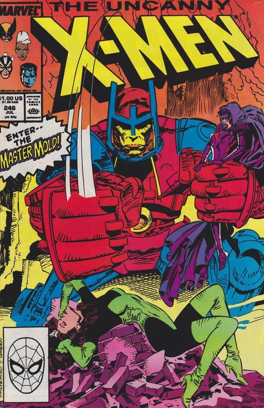 Marvel Comics Uncanny X-Men #246 Copper Age 1989 First Master Mold