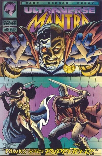 Malibu Comics Mantra #9 Modern Age 1994