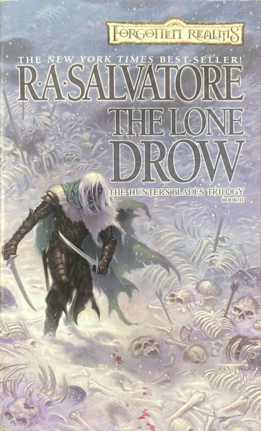 The Lone Drow by R.A. Salvatore 2004 Wizards Paperback Forgotten Realms Drizzt
