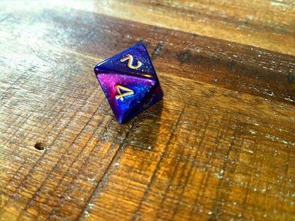 Set of 7 TTRPG Gaming Dice Dungeons & Dragons Pathfinder D20 Starlight Sparkle