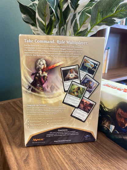 Magic the Gathering (MTG) Forged in Stone Commander Deck Sealed