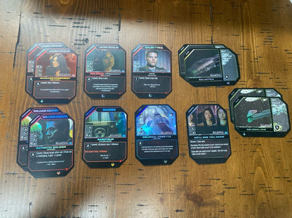 Large Lot of 400+ WizKids Battlestar Galactica Cards TCG CCG