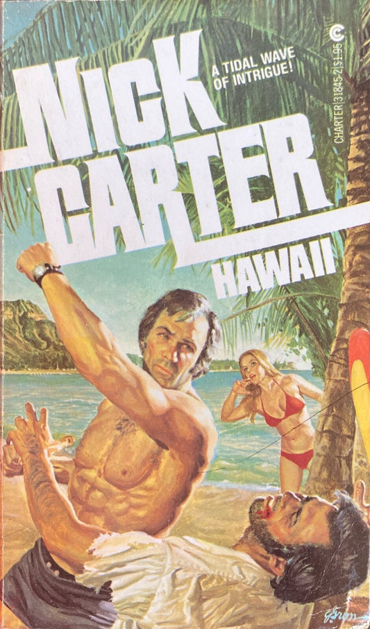 Hawaii by Nick Carter 1979 Charter Paperback Killmaster