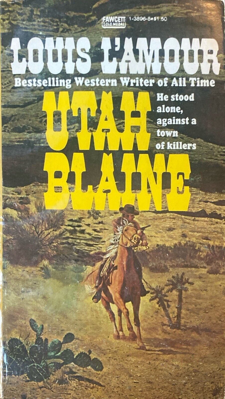 Utah Blaine by Louis L'Amour 1981 Fawcett Gold Medal Paperback