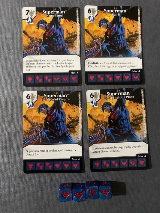 Wizkids DC Dice Masters Justice League Superman Set +4 dice