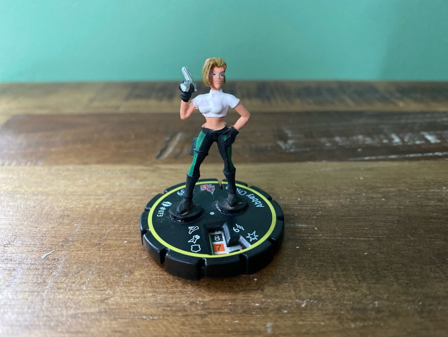 Heroclix Indy #073 Abbey Chase Rookie Yellow