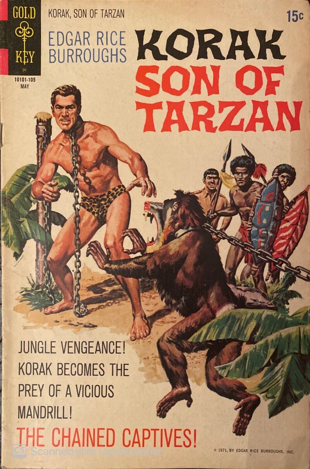 Gold Key Comics Korak Son of Tarzan #41 Bronze Age 1971