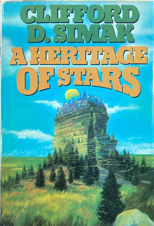 A Heritage of Stars by Clifford D. Simak 1977 Berkley Hardcover BCE