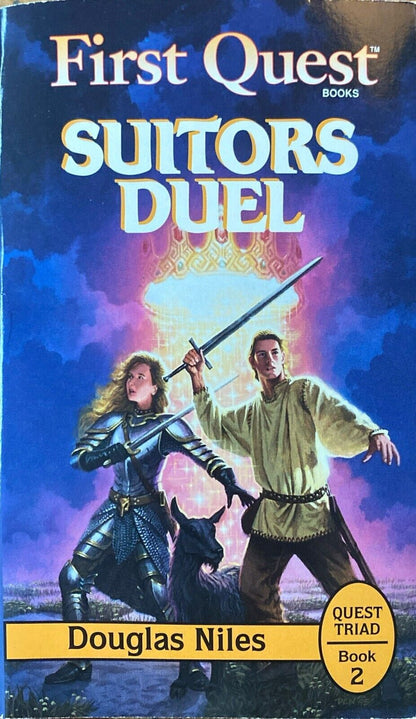 First Quest: Suitors Duel by Douglas Niles 1995 TSR Paperback Quest Triad Book 2