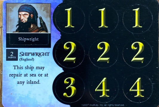 WizKids Pirates CSG at Ocean's Edge 124 Shipwright (England)