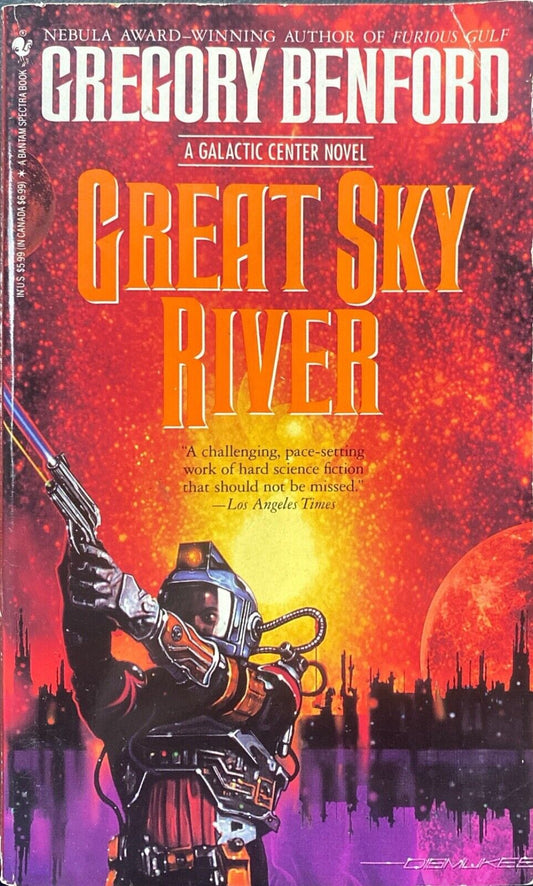 Great Sky River by Gregory Benford 1988 Bantam Spectra Paperback
