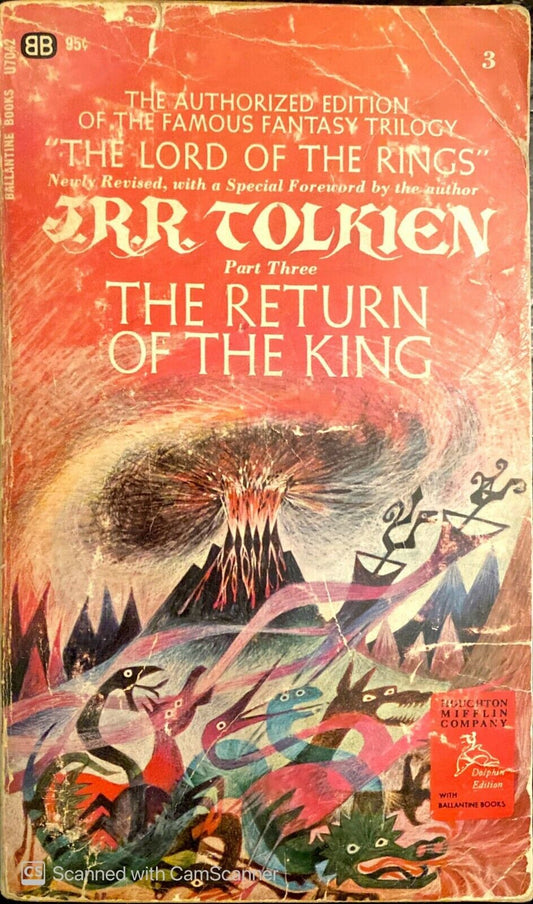 The Return of the King by J.R.R. Tolkien 1967 Ballantine U7042 Paperback
