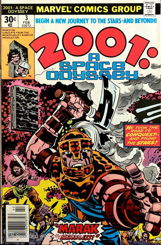 Marvel Comics 2001: A Space Odyssey #3 1976 Bronze Age