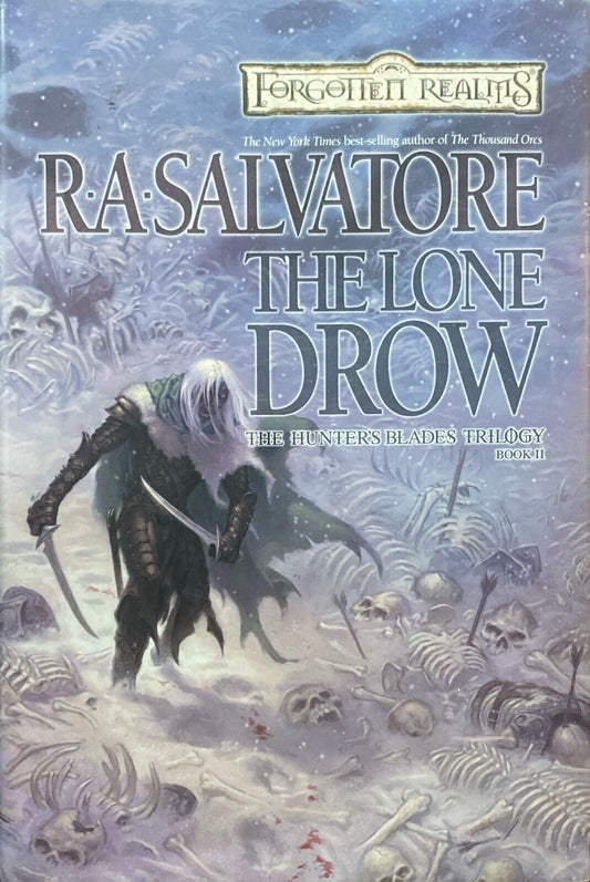 The Lone Drow by R.A. Salvatore 2003 Wizards Hardcover Forgotten Realms Drizzt
