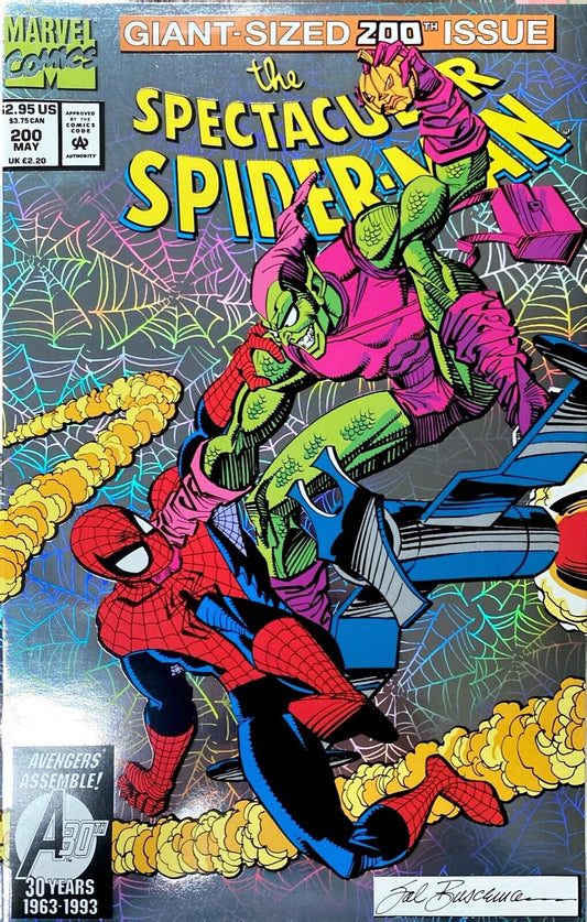 Marvel Comics Spectacular Spider-man #200 Modern Age 1993 Foil Green Goblin
