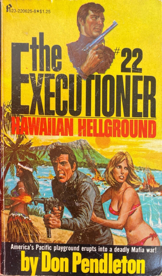 Hawaiian Hellground by Don Pendleton 1976 Pinnacle Paperback Executioner #22