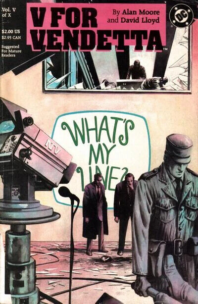 DC Comics V For Vendetta #5 Copper Age 1988