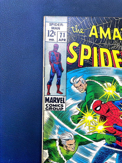 Marvel Comics Amazing Spider-man #71 Silver Age 1969 Quicksilver