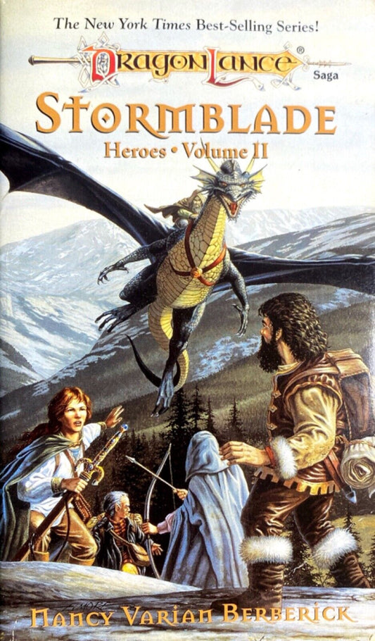 Stormblade by Nancy Varian Berberick 1988 TSR Paperback D&D Dragonlance Heroes