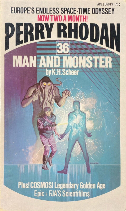 Perry Rhodan 36: Man and Monster by K.H. Scheer 1973 Ace Paperback