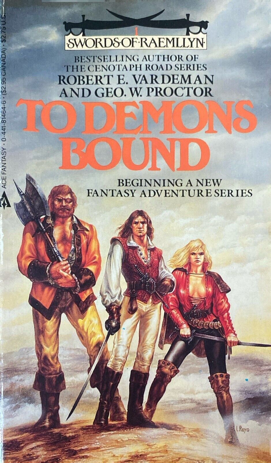 To Demons Bound by Robert E. Vardeman and George W. Proctor 1985 Ace Paperback