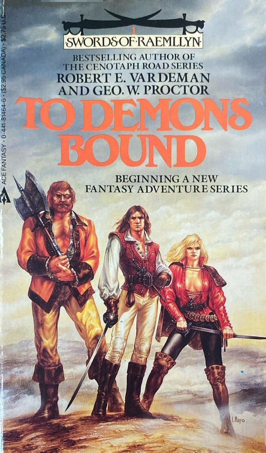 To Demons Bound by Robert E. Vardeman and George W. Proctor 1985 Ace Paperback