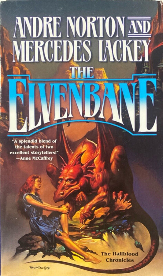 The Elvenbane by Andre Norton & Mercedes Lackey 1992 Tor Paperback