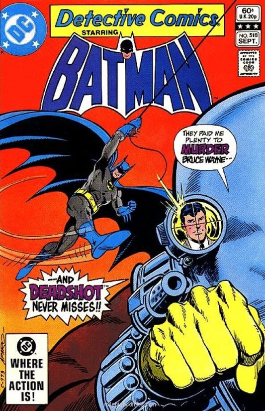 DC Comics Detective Comics #518 Bronze Age 1982 Deadshot