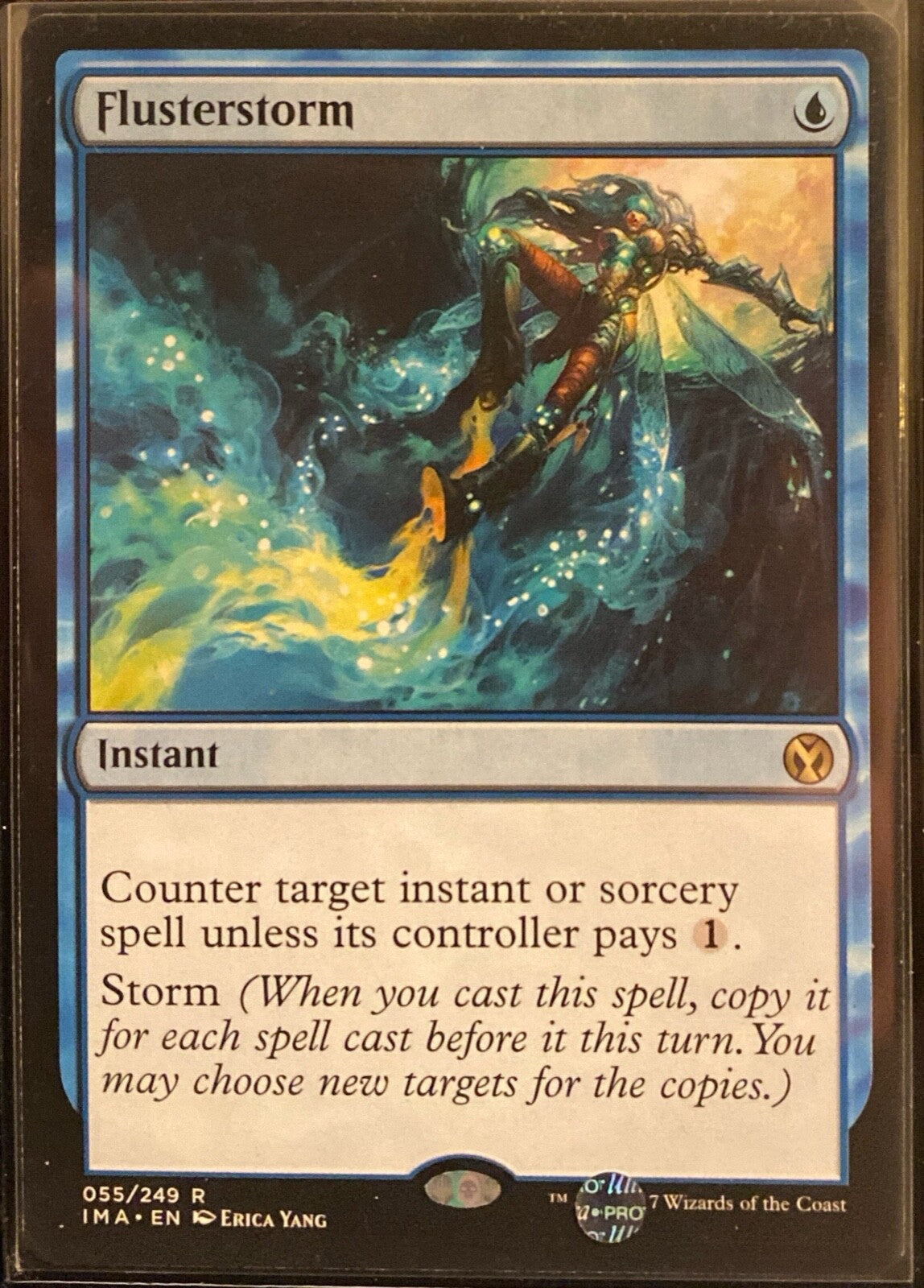 Magic the Gathering (MTG) Flusterstorm Iconic Masters