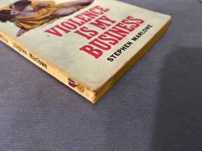 Violence is My Business by Stephen Marlowe 1958 Gold Medal 769 Paperback