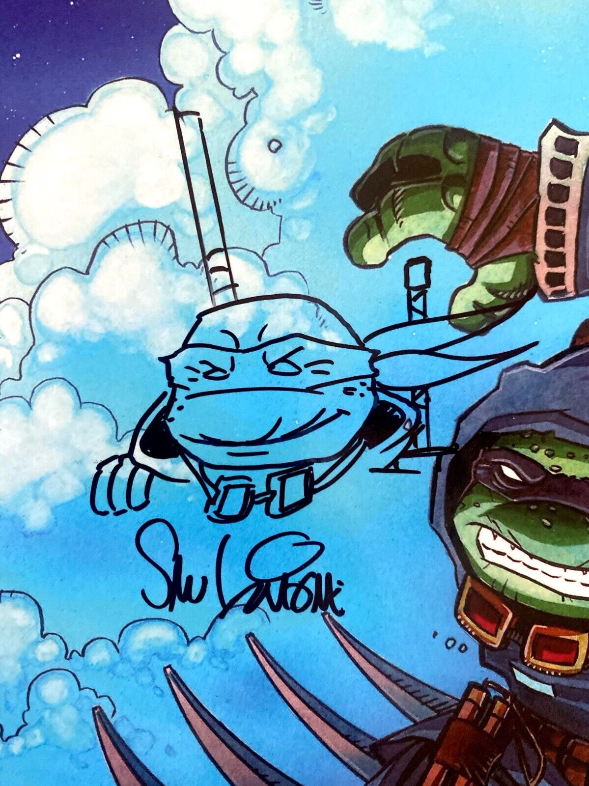 TMNT The Last Ronin #5 Retailer Exclusive Virgin Variant Signed Remarque Lavigne