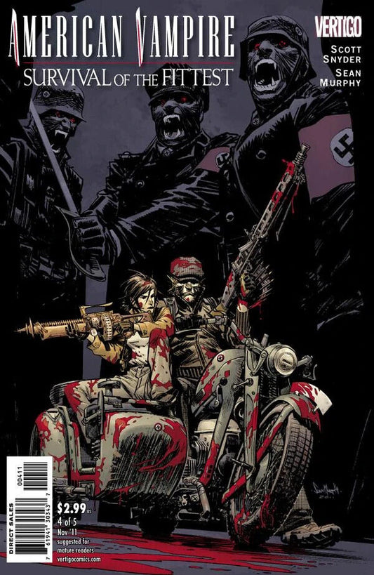 Vertigo Comics American Vampire Survival of the Fittest #4 Modern Age 2011