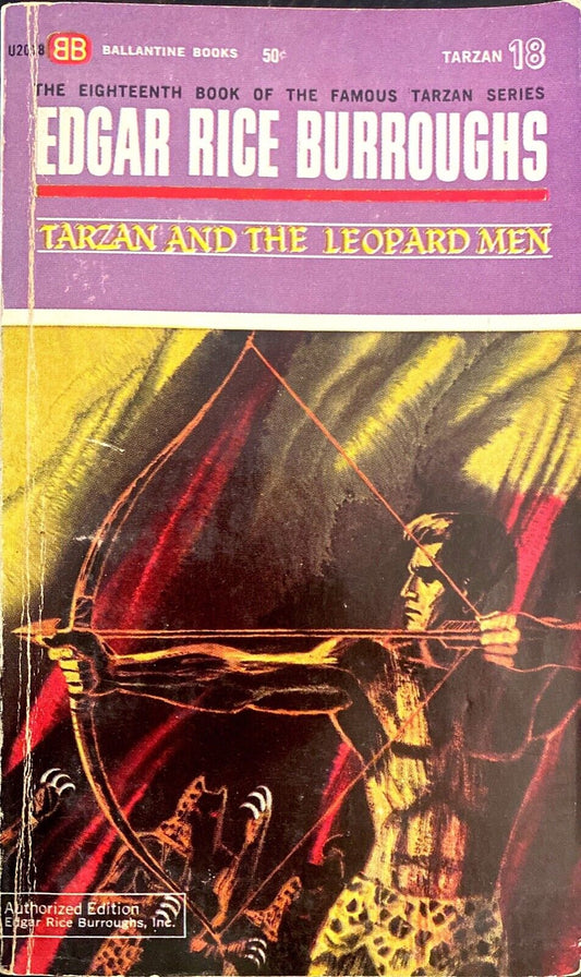 Tarzan and the Leopard Men by Edgar Rice Burroughs 1964 Ballantine Paperback