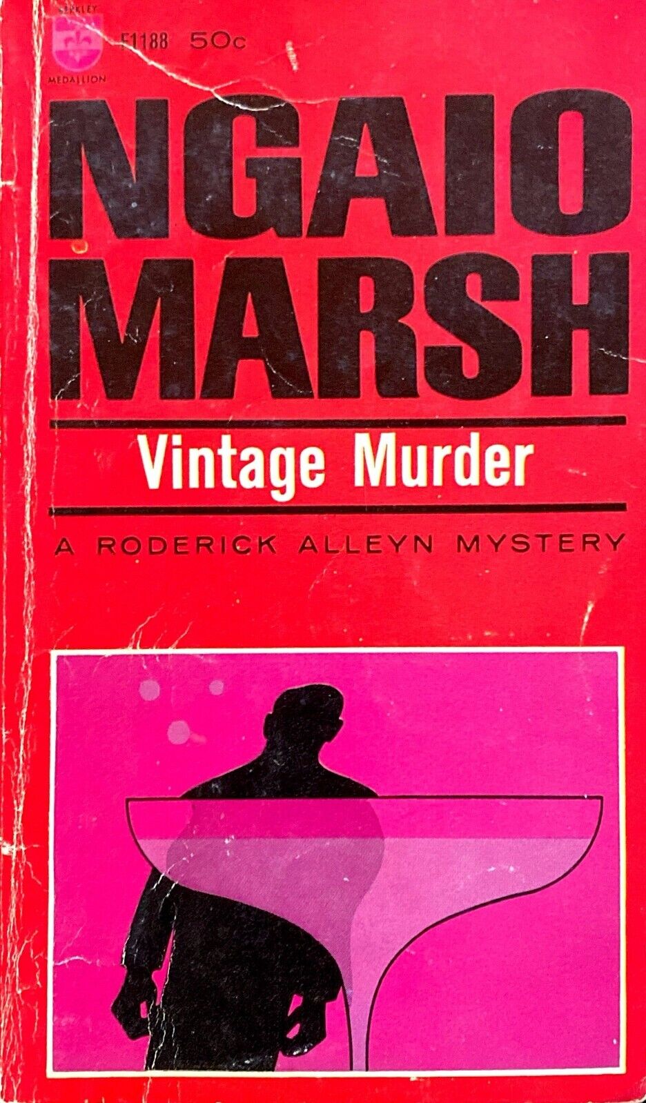 Vintage Murder by Ngaio Marsh 1966 Berkley Medallion F1188 Paperback