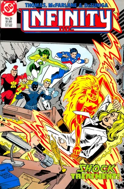 DC Comics Infinity Inc. #31 Copper Age 1986 McFarlane