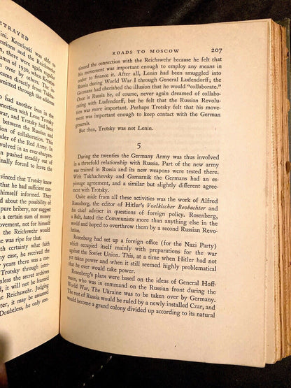 The Self-Betrayed by Curt Riess 1942 Putnam Hardcover