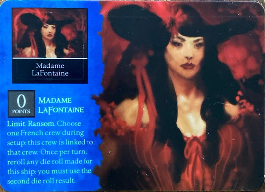 WizKids Pirates CSG of the Revolution 060 Madame LaFontaine Unpunched