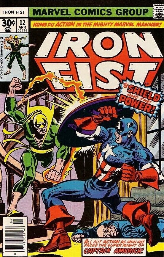 Marvel Comics Iron Fist #12 Bronze Age 1977 Captain America