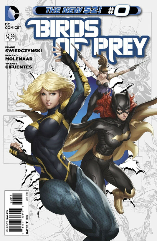 DC Comics Birds of Prey #0 Modern Age 2012