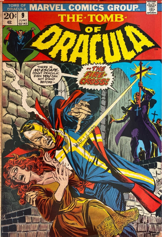 Marvel Comics Tomb of Dracula #9 Bronze Age 1973
