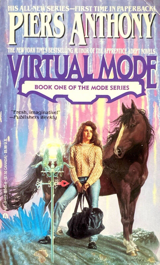 Virtual Mode by Piers Anthony 1991 Ace Paperback