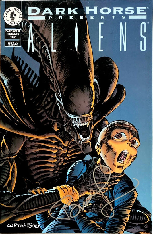 Dark Horse Presents (Aliens) #102 Modern Age 1995 Signed Bernie Wrightson